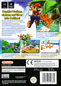 Super Mario Sunshine Cover Rückseite