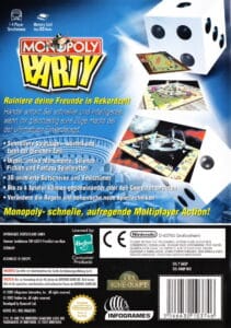 Monopoly Party Cover Rückseite