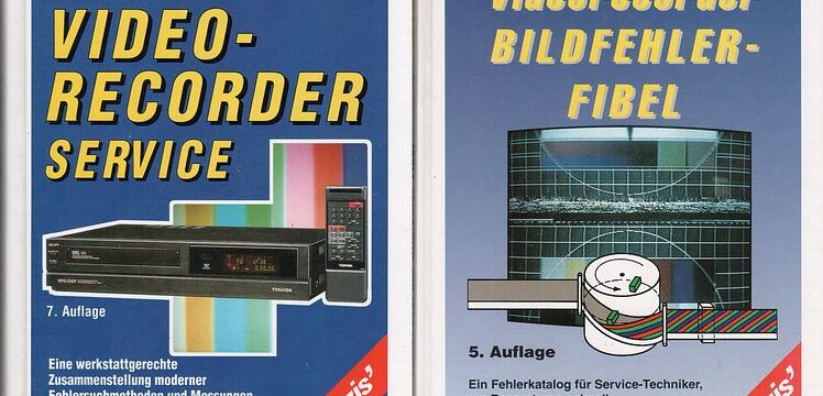 Bücher für die Videorecorder-Reparatur